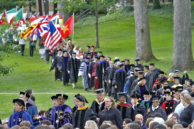 Kalamazoo College faculty participate in Convocation