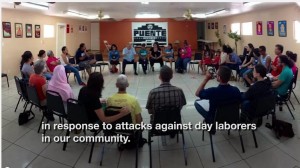 in response to attacks against day laborers in our community