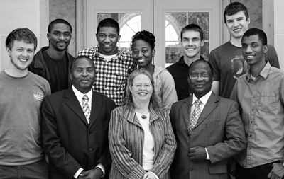 Kalamazoo College Professor Alyce Brady with colleagues and students