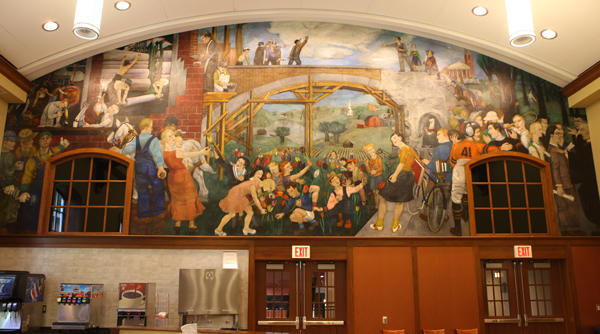 Evergood Mural, Kalamazoo College