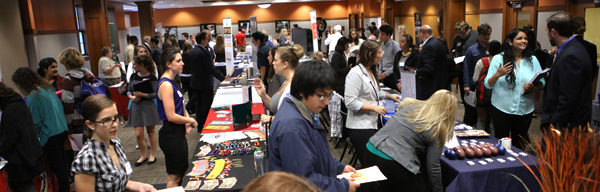 The 2016 Fall Recruiting Expo at Kalamazoo College.