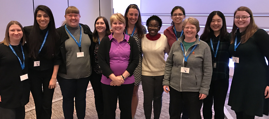 Kalamazoo College Computer Science Students and Professor Alyce Brady