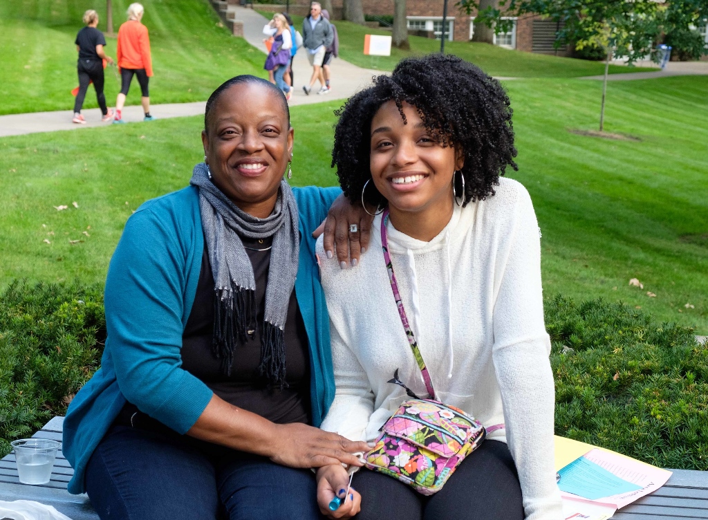 K Welcomes Visitors to Family Weekend