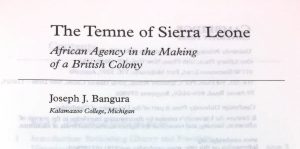 Title page of book on Sierra Leone