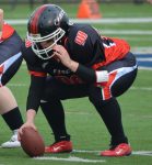 Women's Football Champion Liz Okey at center