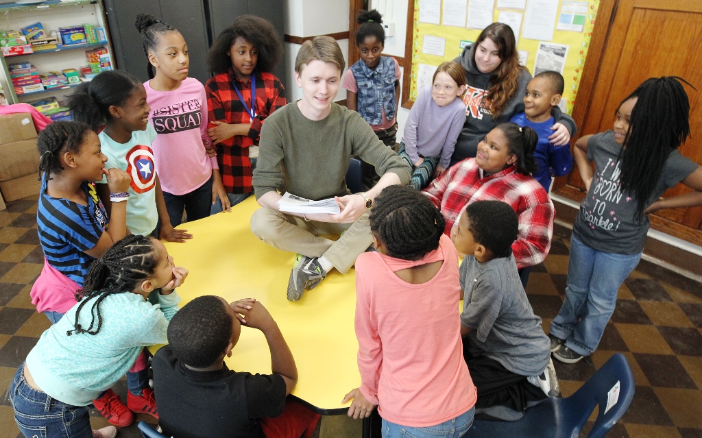 K Student’s Project Spreads the News About Literacy Skills