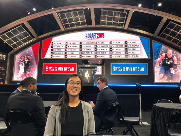 Amanda Moss Attending NBA Draft through her NBA Internship