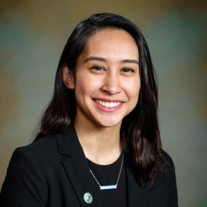 Asia Liza Morales is among the recent-graduate trustees