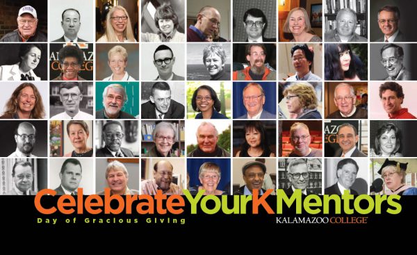 Day of Gracious Giving Card Says Celebrate Your K Mentors