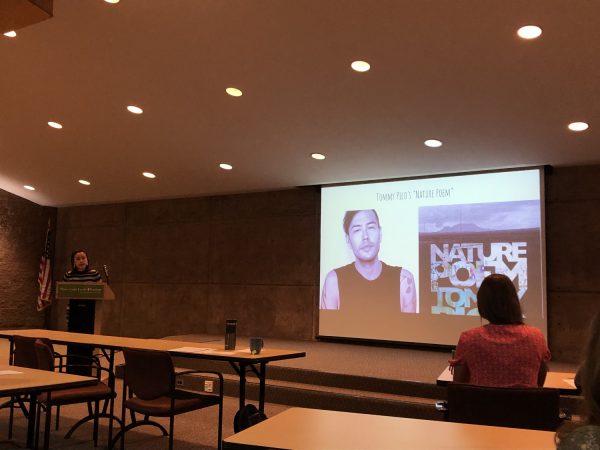 Paige Chung Presenting at Pierce Cedar Creek Institute Nature Center