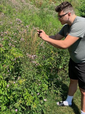 Zach Brazil Researching Deer Populations