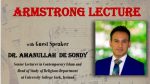Armstrong Lecture Poster of Speaker and Entertainer_fb