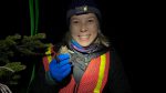 Molly Ratliff with boreal toads at night fb