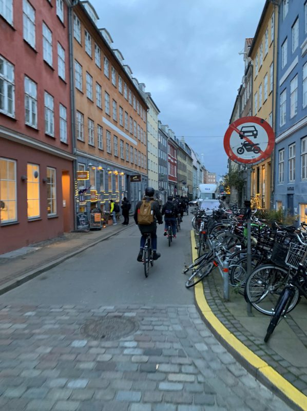 Street view of Copenhagen