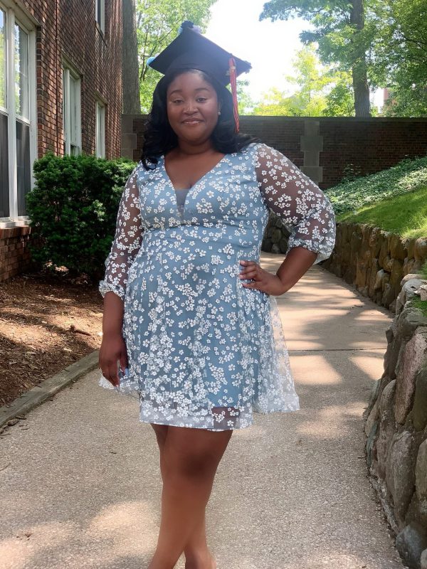 Payne Fellow Aramide Apo-Oyin at Commencement in 2022