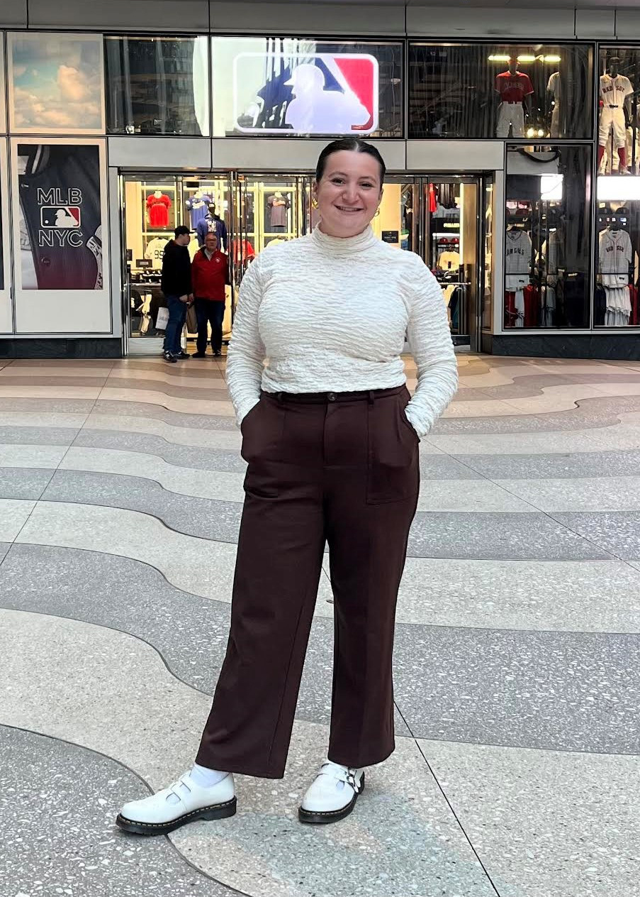 Samantha Moss in New York City, where she has earned a baseball job