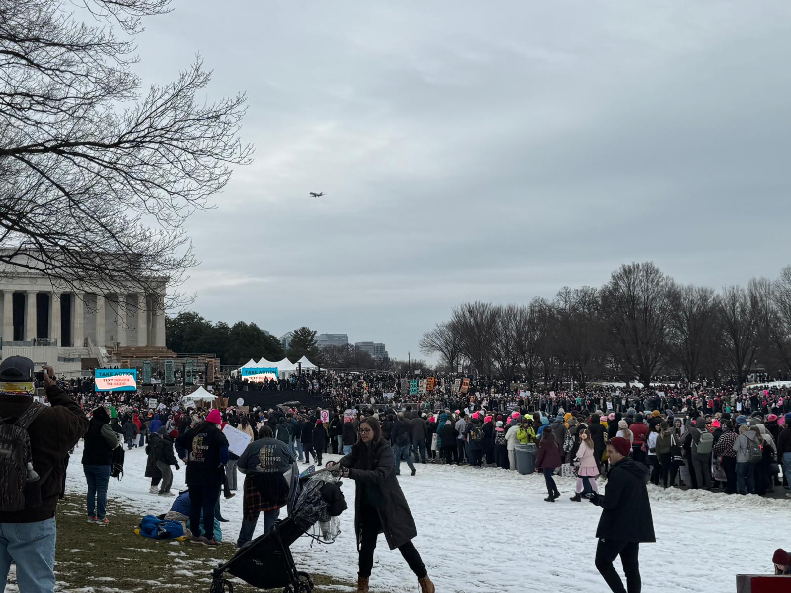 K Students Witness People’s March in Washington