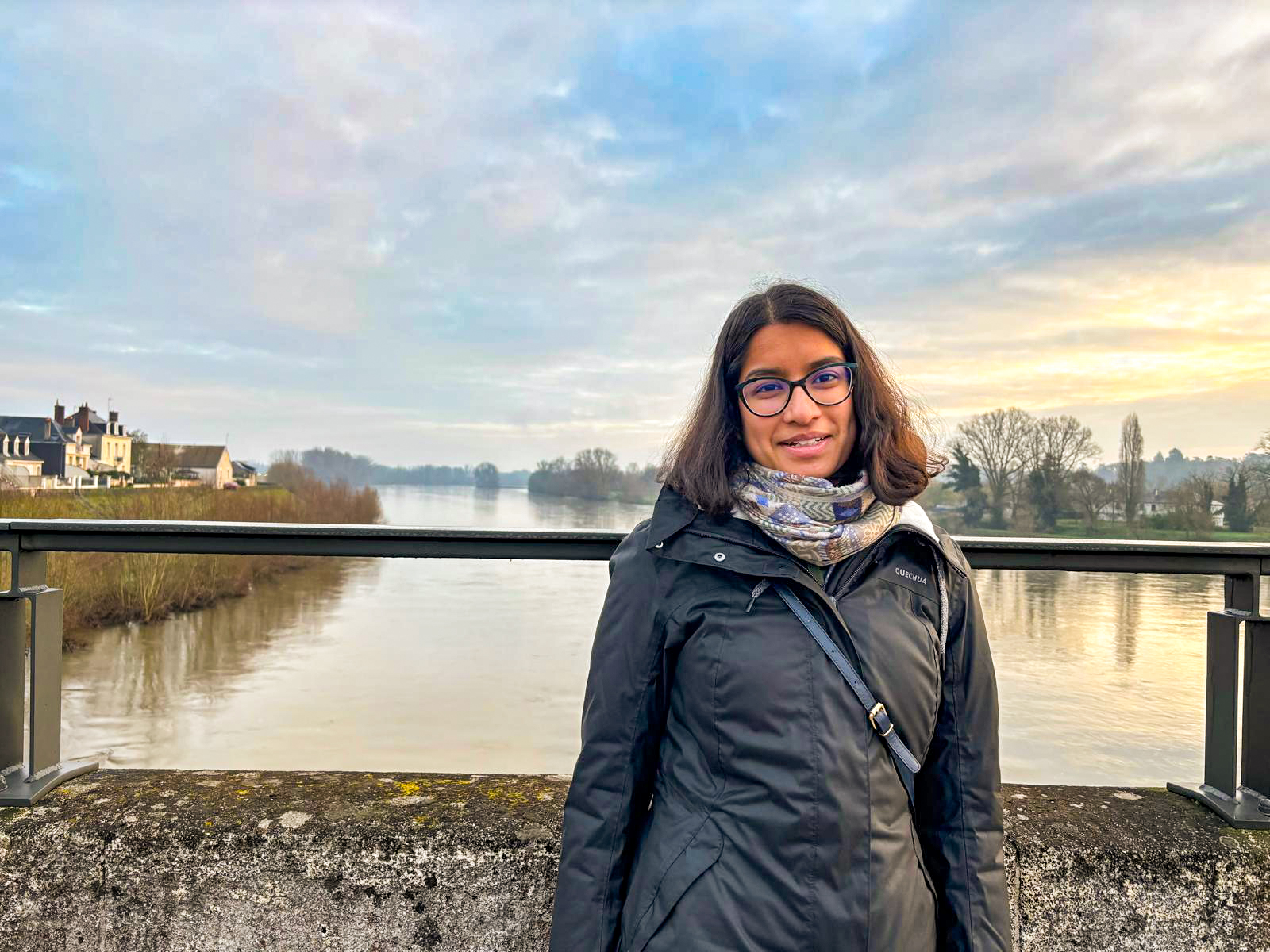 One student sightseeing through global opportunities in France