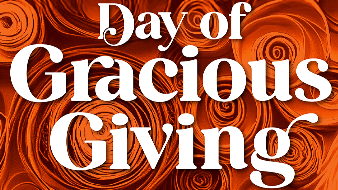Day of Gracious Giving Set for Wednesday