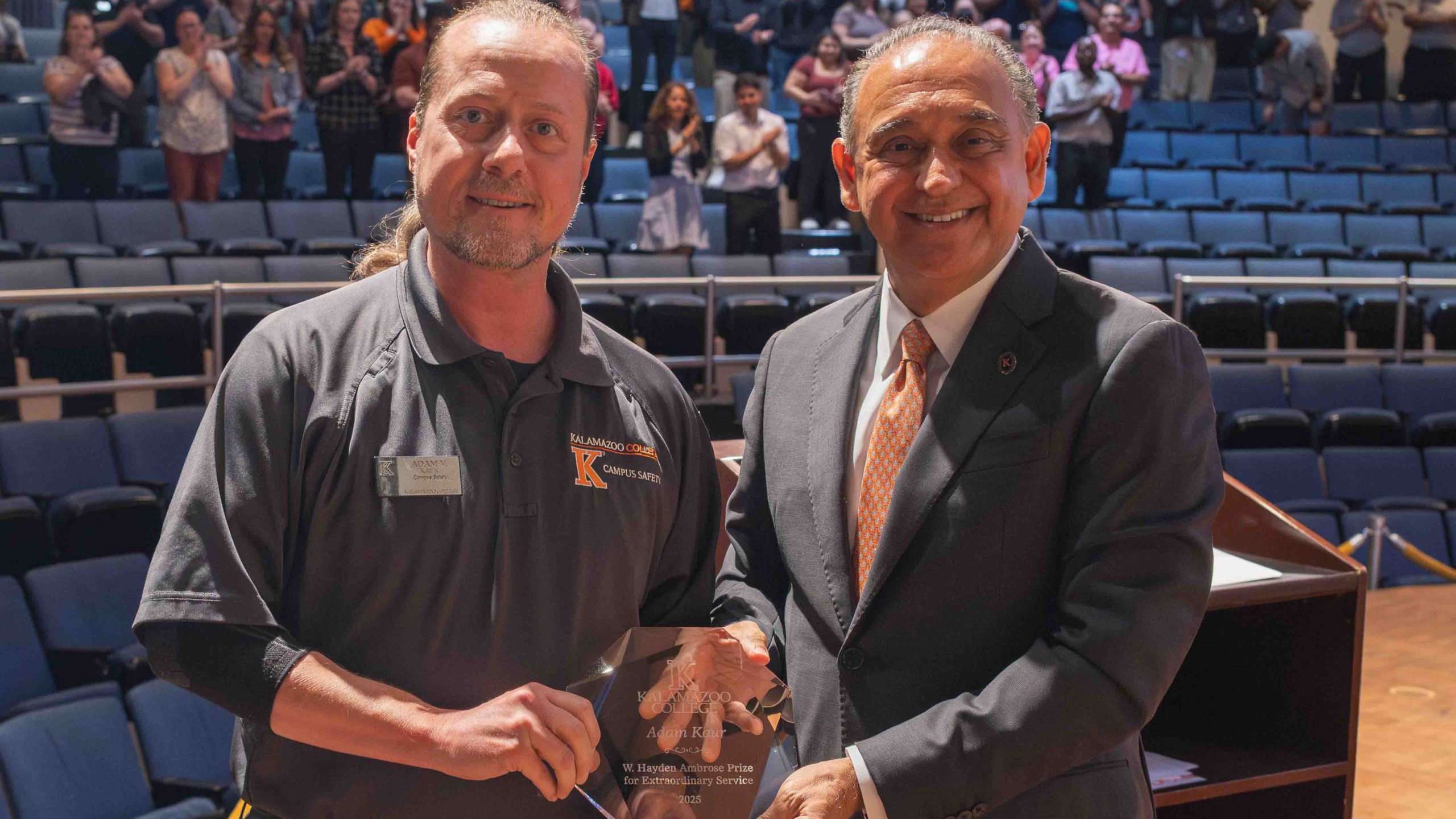 K Awards Two Employees with Lucasse, Ambrose Honors