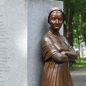 Bronze statue of Abigail Adams, Women's History Month