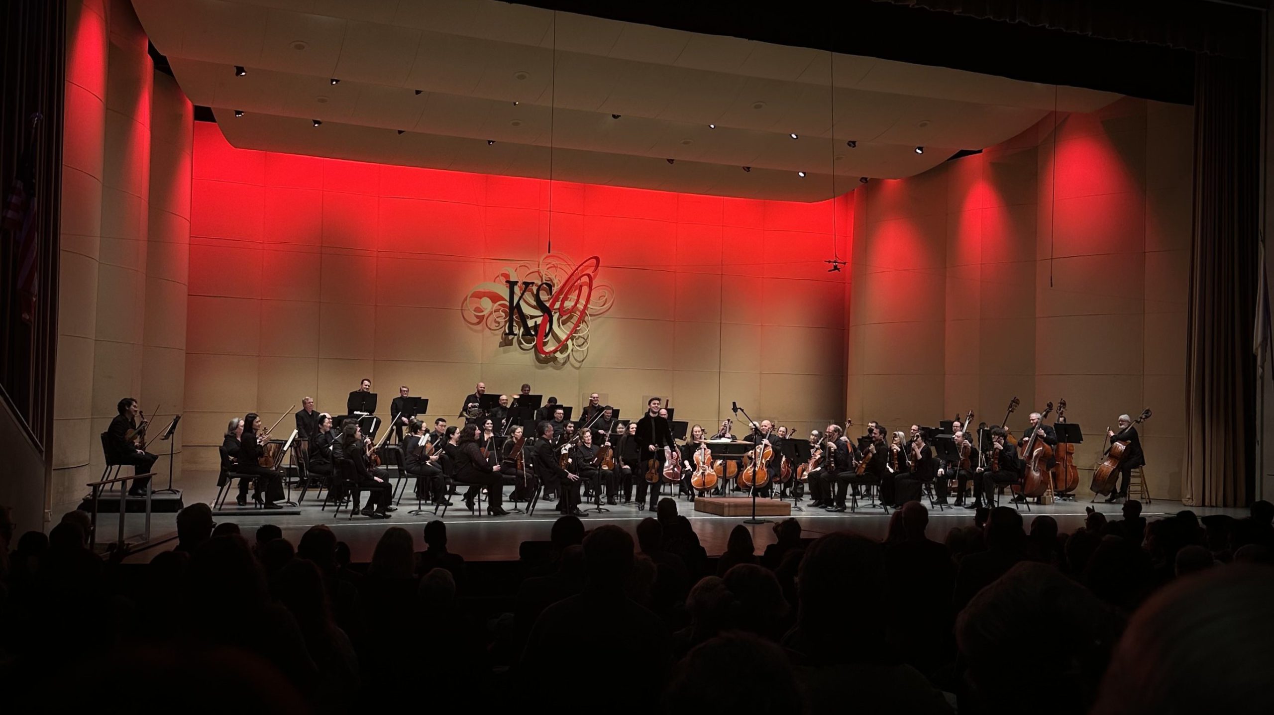 Kalamazoo Symphony Orchestra performs during student's job shadow