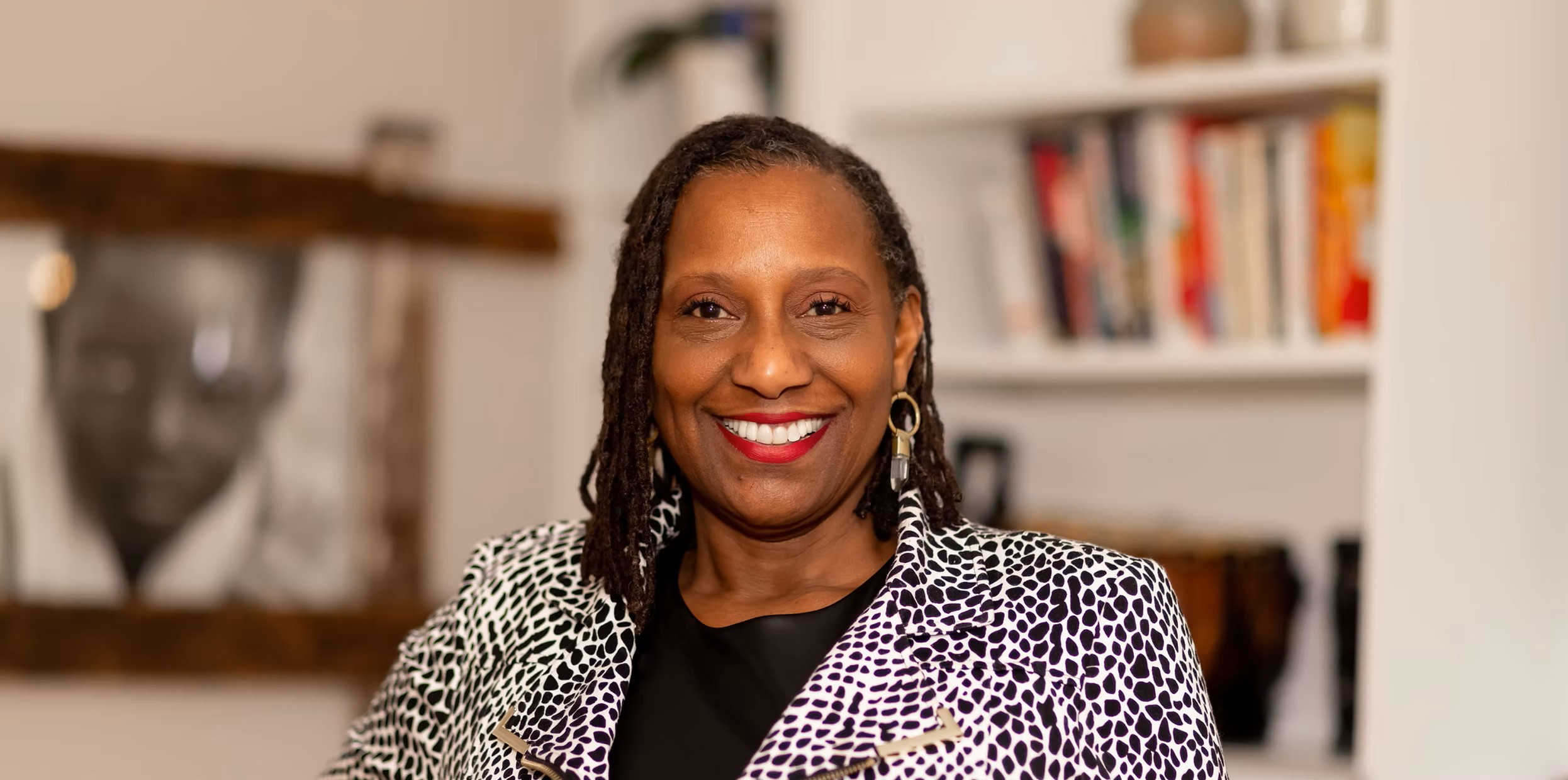 Portrait of Sandra Barnhill, activist and author