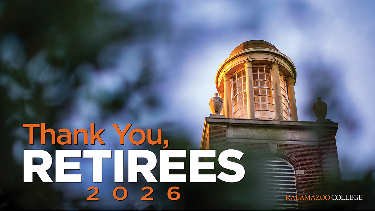 Graphic says, "Thank you," retirees 2026, showing appreciation for retiring faculty and staff