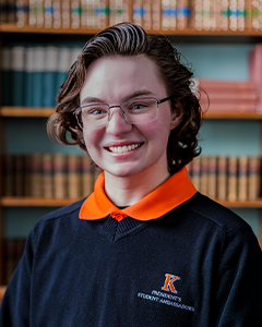 2025-2026 President's Student Ambassador, Grey Gardner.