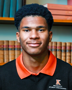 2025-2026 President's Student Ambassador, Darius Wright III.