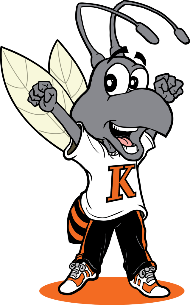 Kalamazoo college Buzz mascott