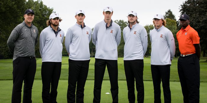 men's golf team and coaches