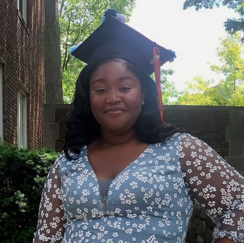Aramide Apo-Oyin at Commencement