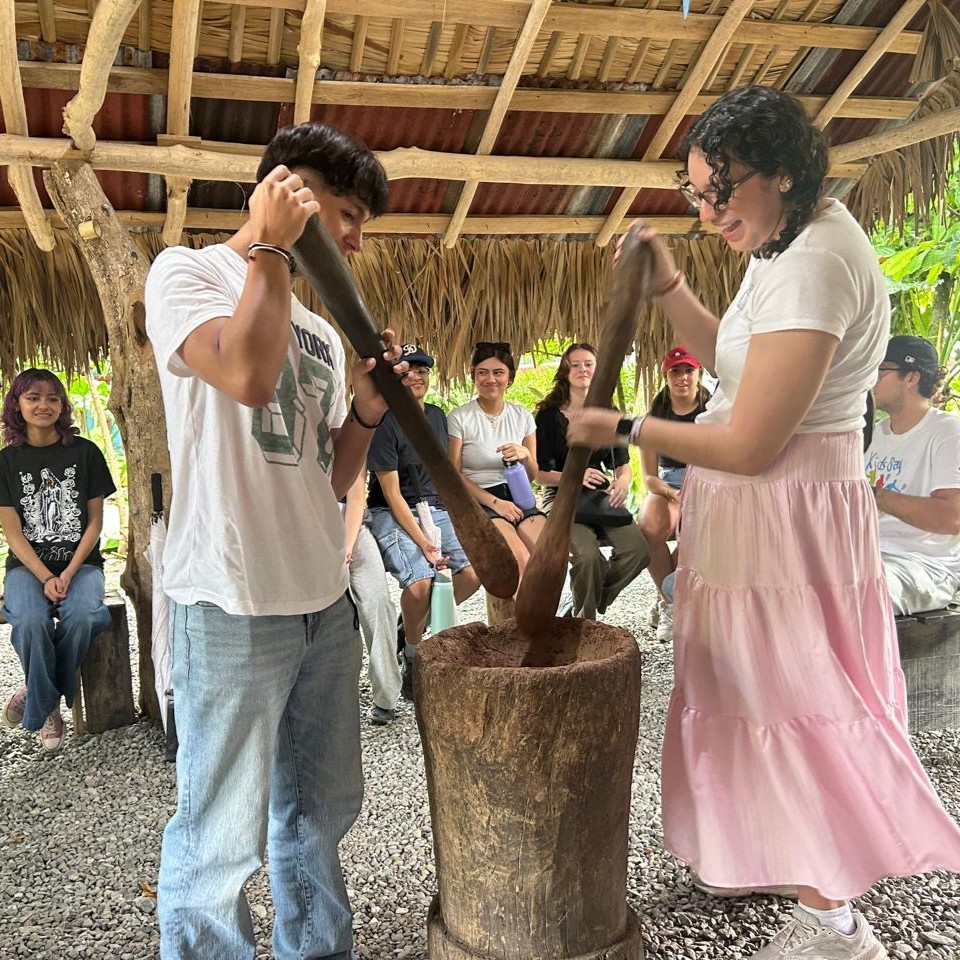 Chocolate making at Sendero del Cacao in the Dominican Republic