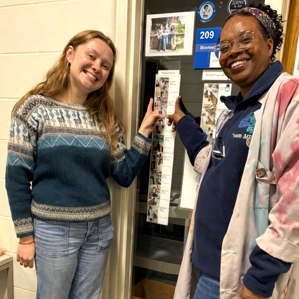 Regina Stevens-Truss with former student