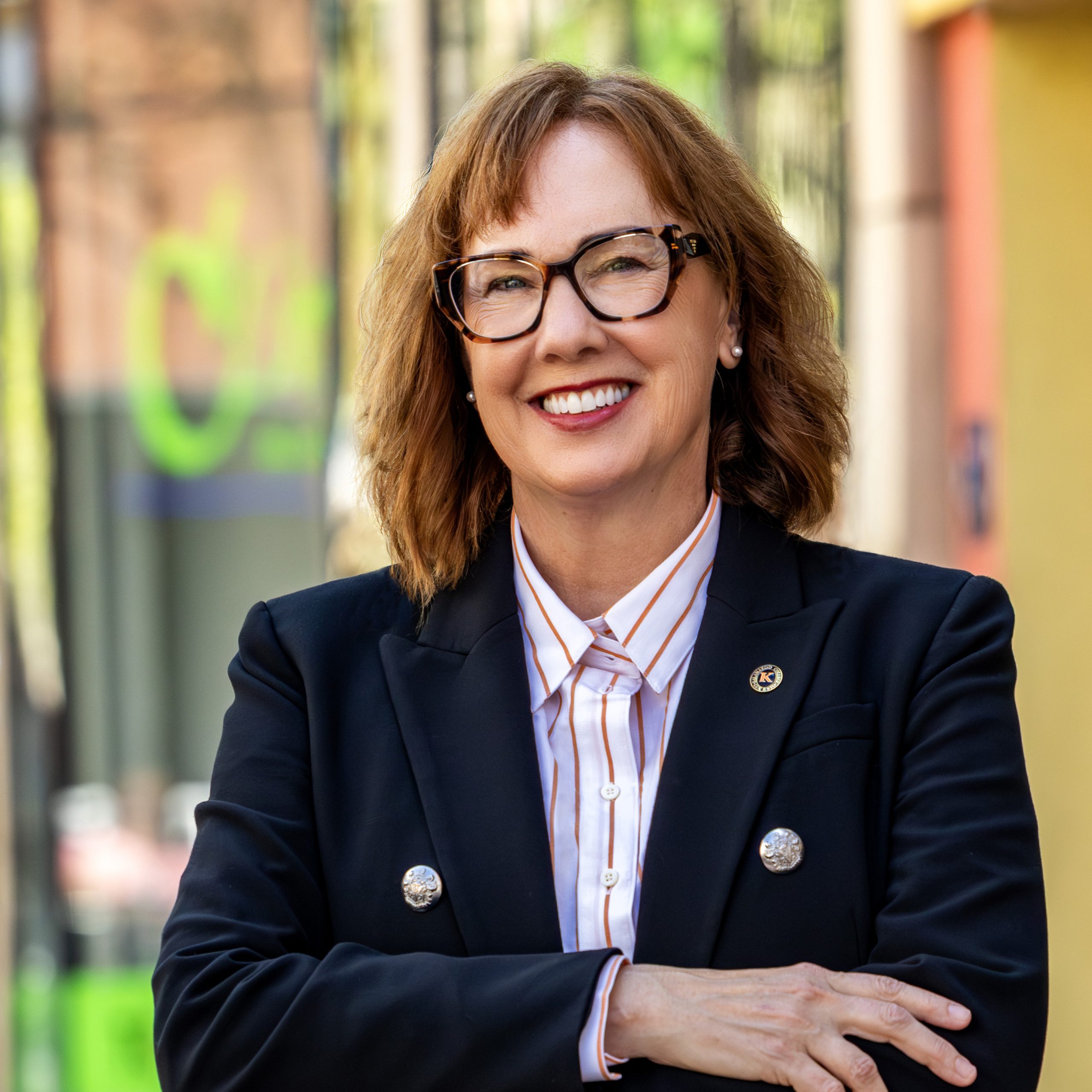 Portrait of Kalamazoo College president-elect Karlyn Crowley