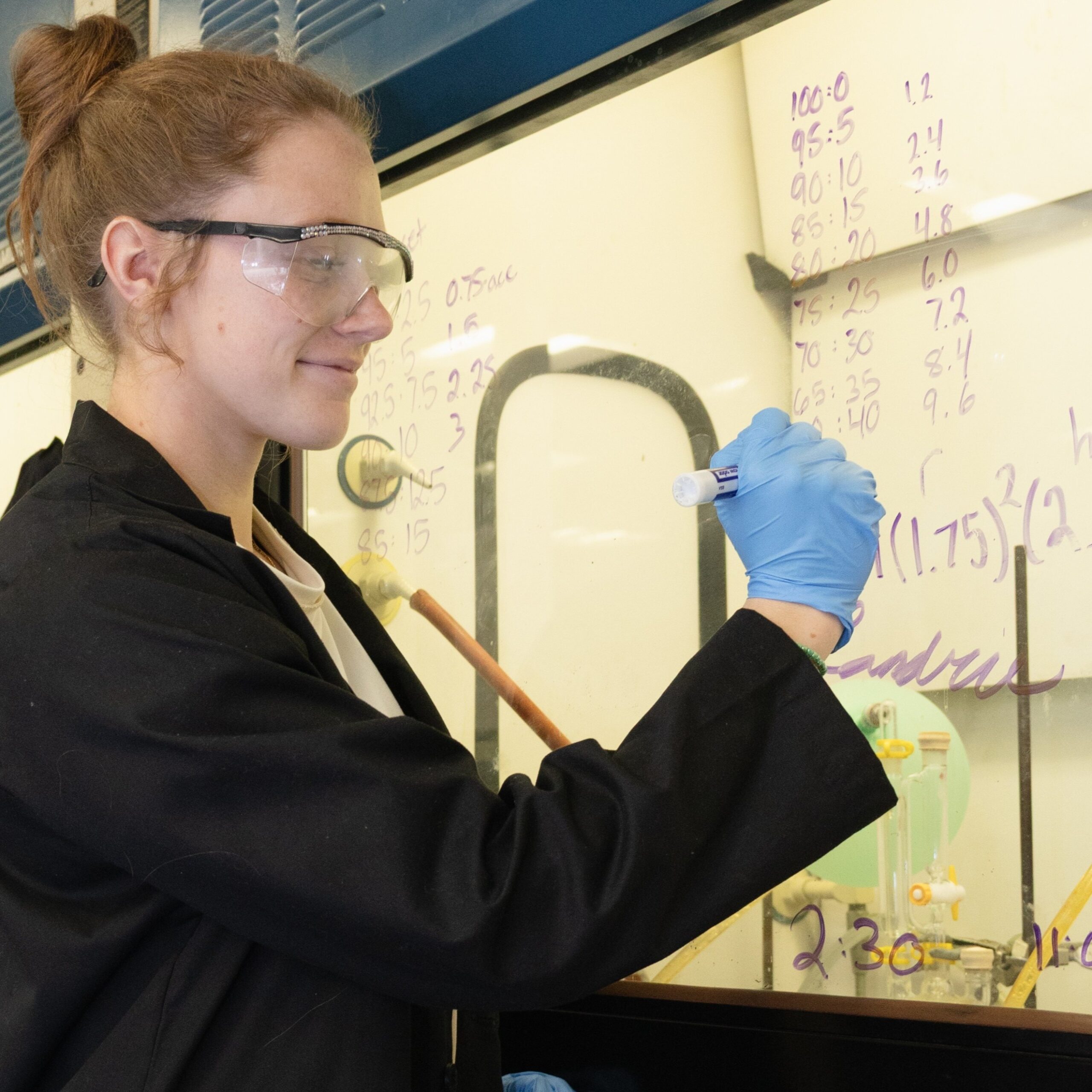Student-athletes in summer research labs